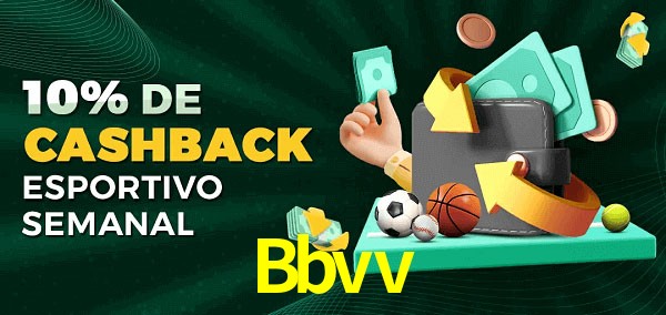10% de bônus de cashback na Bbvv